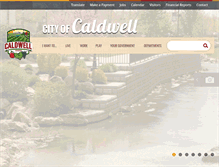 Tablet Screenshot of cityofcaldwell.org